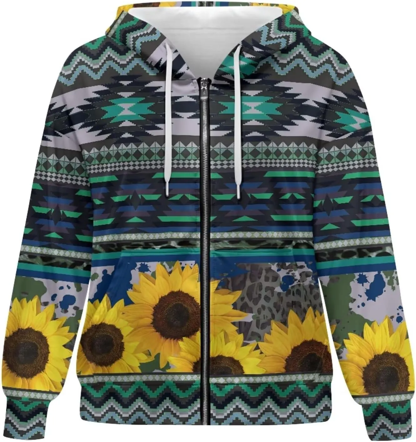 Oversized Hoodies Women Hooded Hoodie with Pockets Zipper Sweatshirt Sweater Fall Activewear for Lady Workout