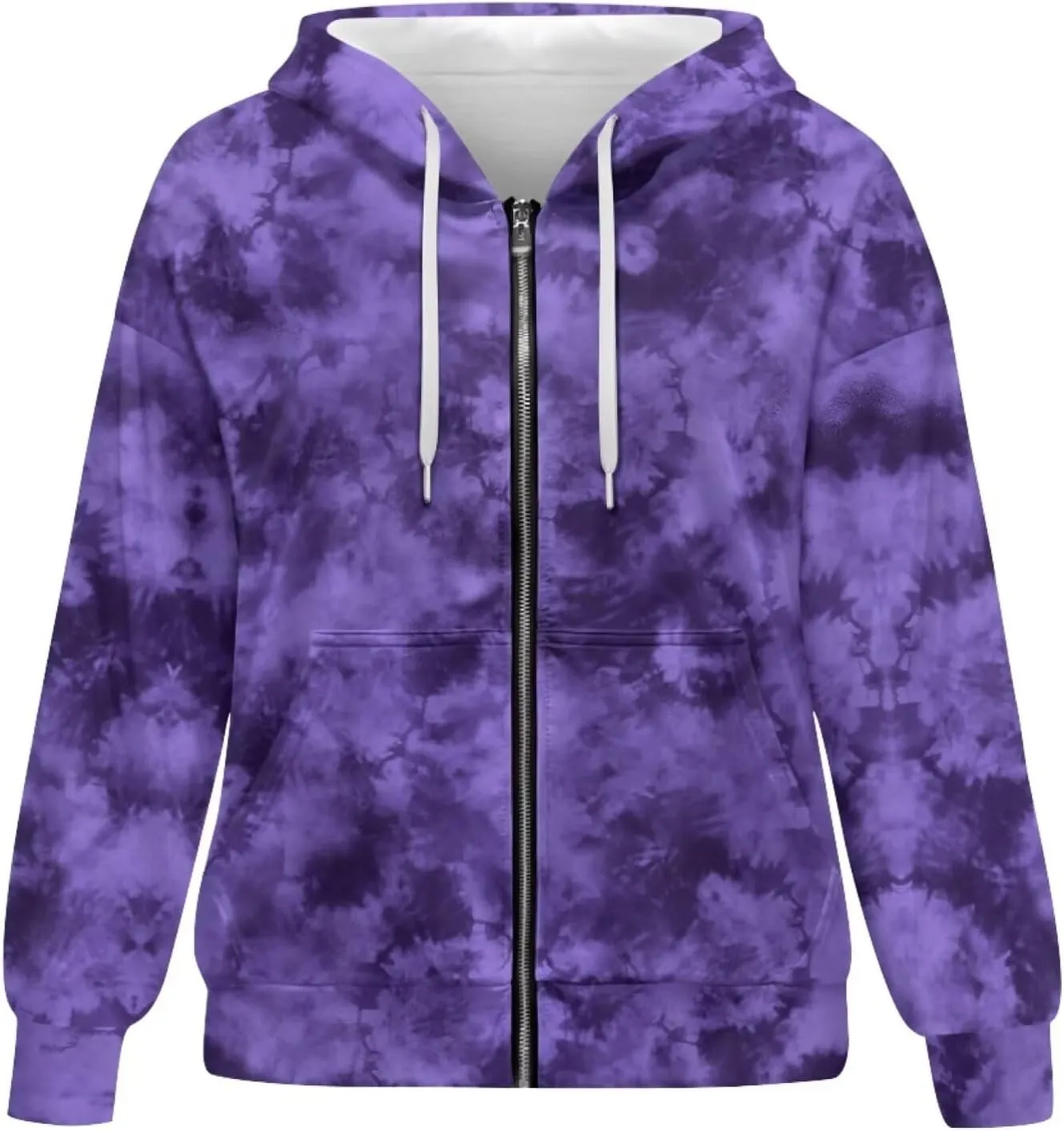 Oversized Hoodies Women Hooded Hoodie with Pockets Zipper Sweatshirt Sweater Fall Activewear for Lady Workout