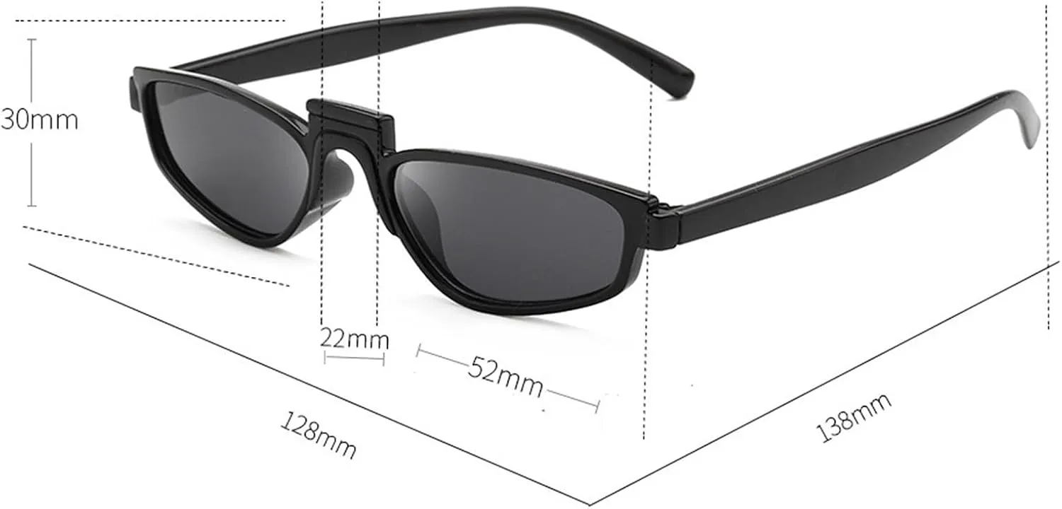 Personalized Fashion Small Square Frame Sunglasses Men And Women Decorative Party Vacation Photo Sun Glasses