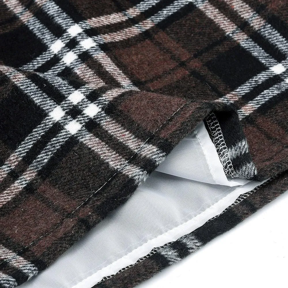 Plaid Mini Skirts for Women Skirts High Waisted Short Sweater Skirt Dress A Line Knee Length Pencil Skirt