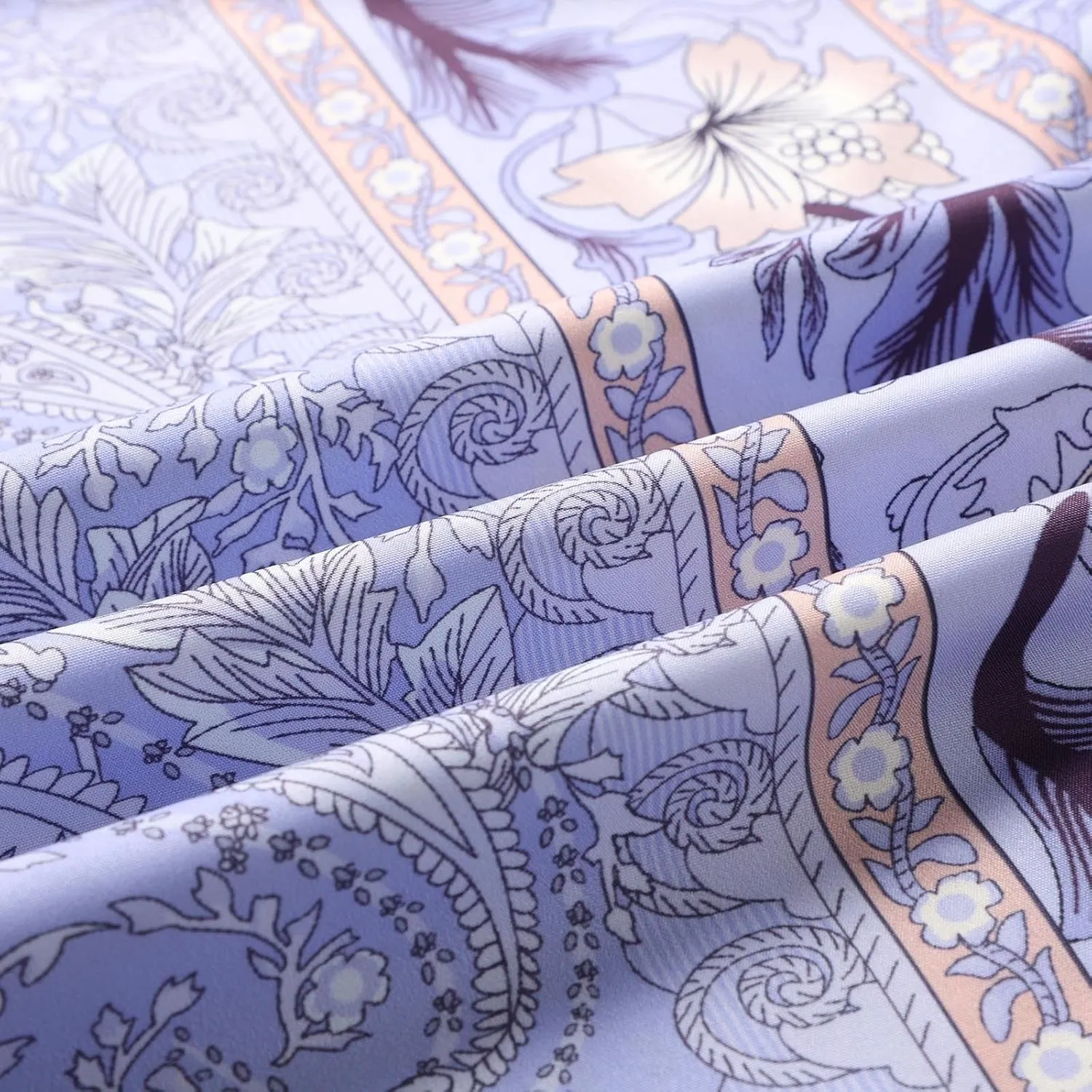 Plus Size Maxi Skirts for Women 2025 Summer Elastic High Waisted Swing A-Line Floral Printed Boho Long Skirt