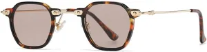 Popular Fashion Men Punk Clear Gradient Lens Sunglasses Shades UV400 Women Retro Rivets Sun Glasses