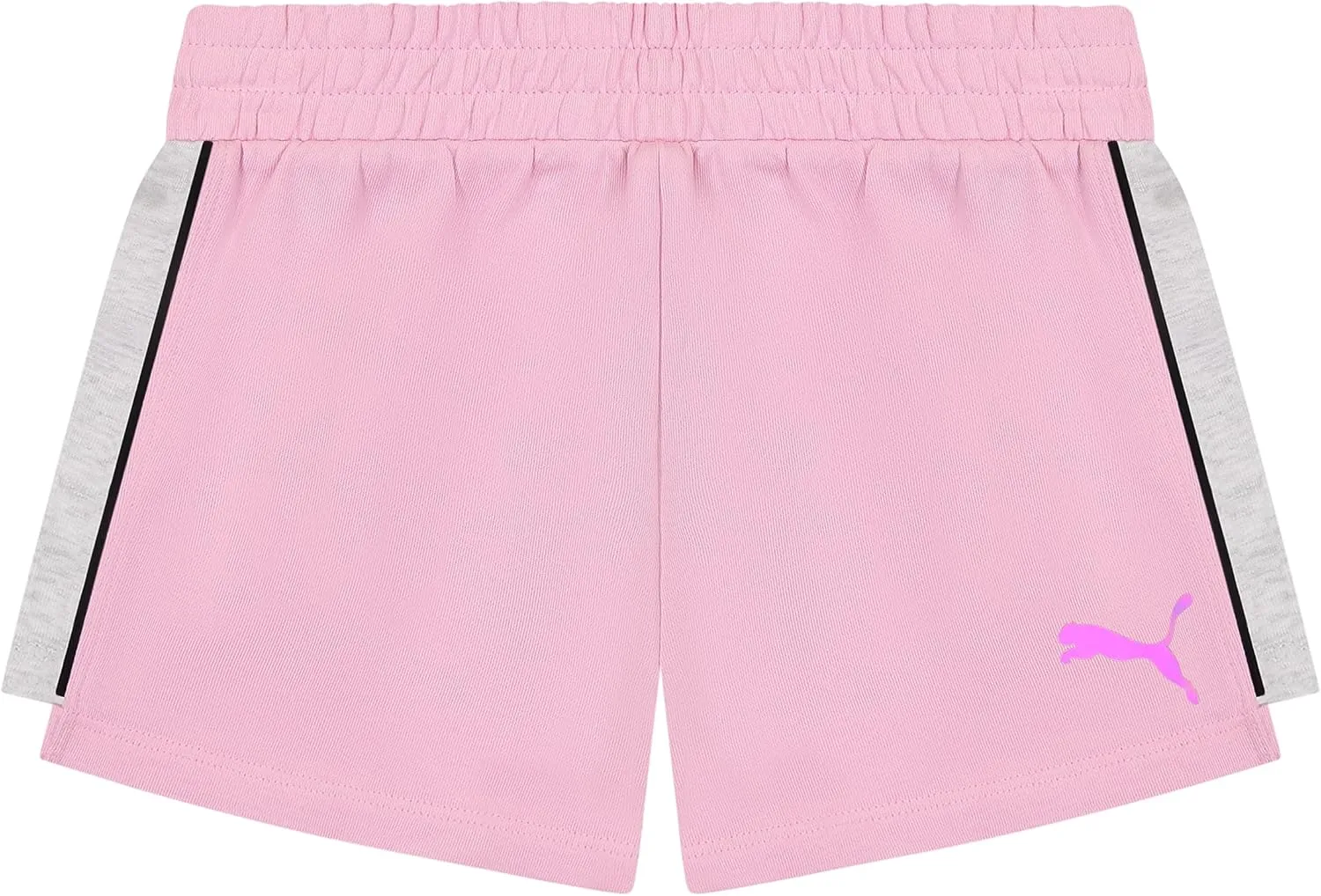 PUMA Girls' Cotton French Terry Short