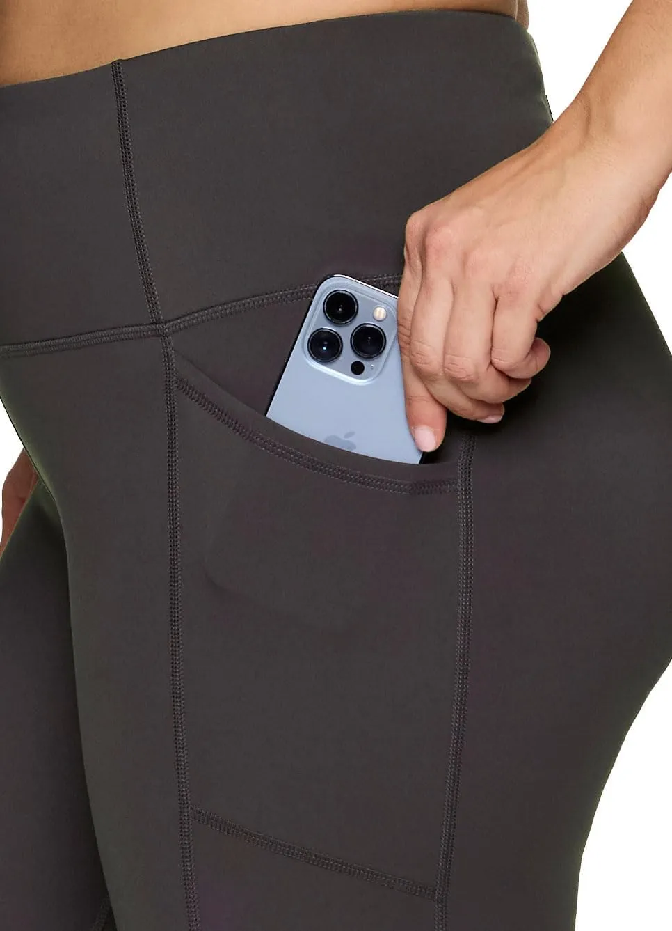 RBX Active Women's Plus Size Stretch Ankle/Full Length Workout Running Gym Yoga Leggings