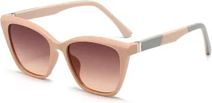 Retro Gradient Lens Big Frame Sun Glasses Popular Large Frame Sunglasses Fashion Shades Uv Resistant Goggles