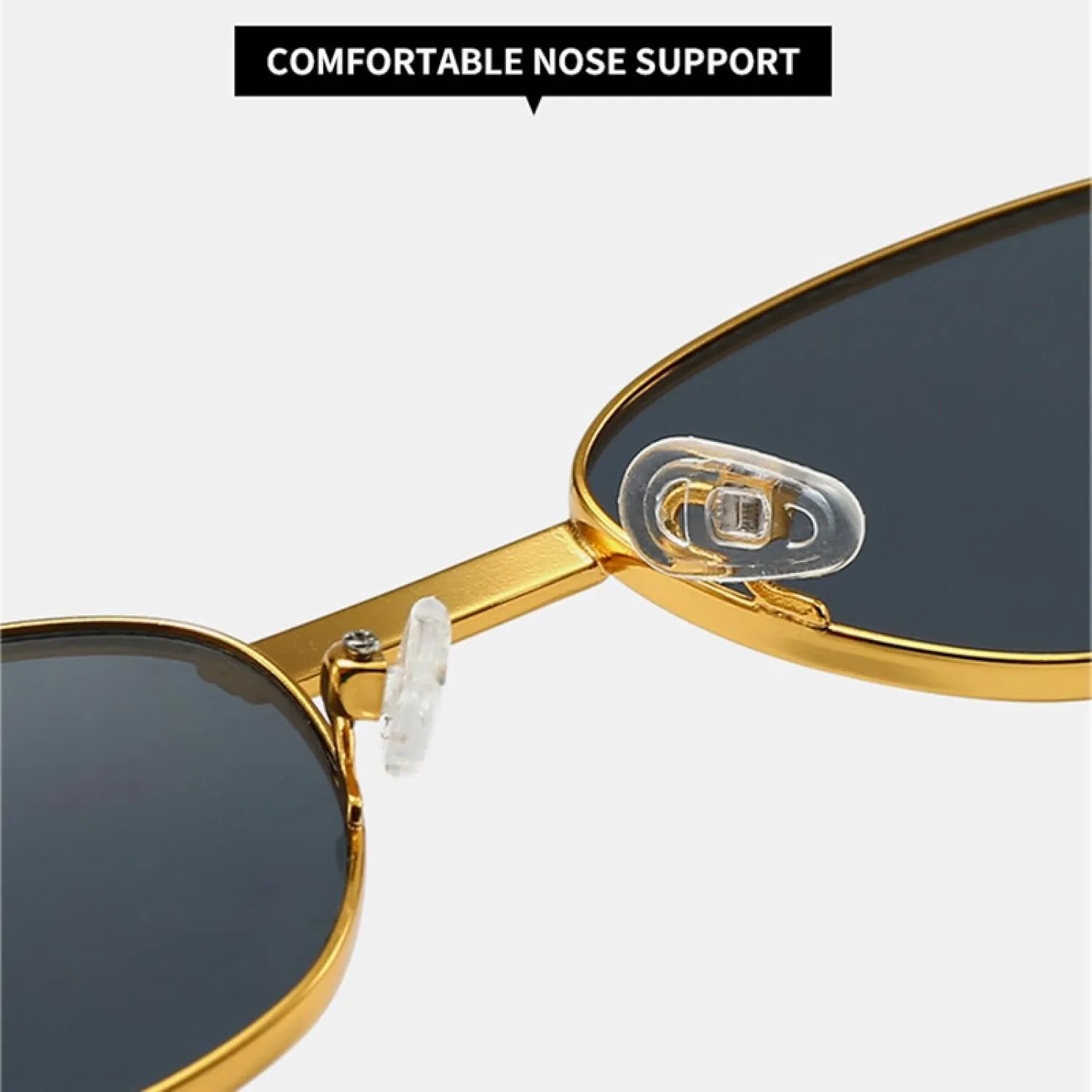 Retro Small Cat Eye Women Luxury Sunglasses Fashion Clear Gradient Lens Shades Uv400 Men Sun Glasses