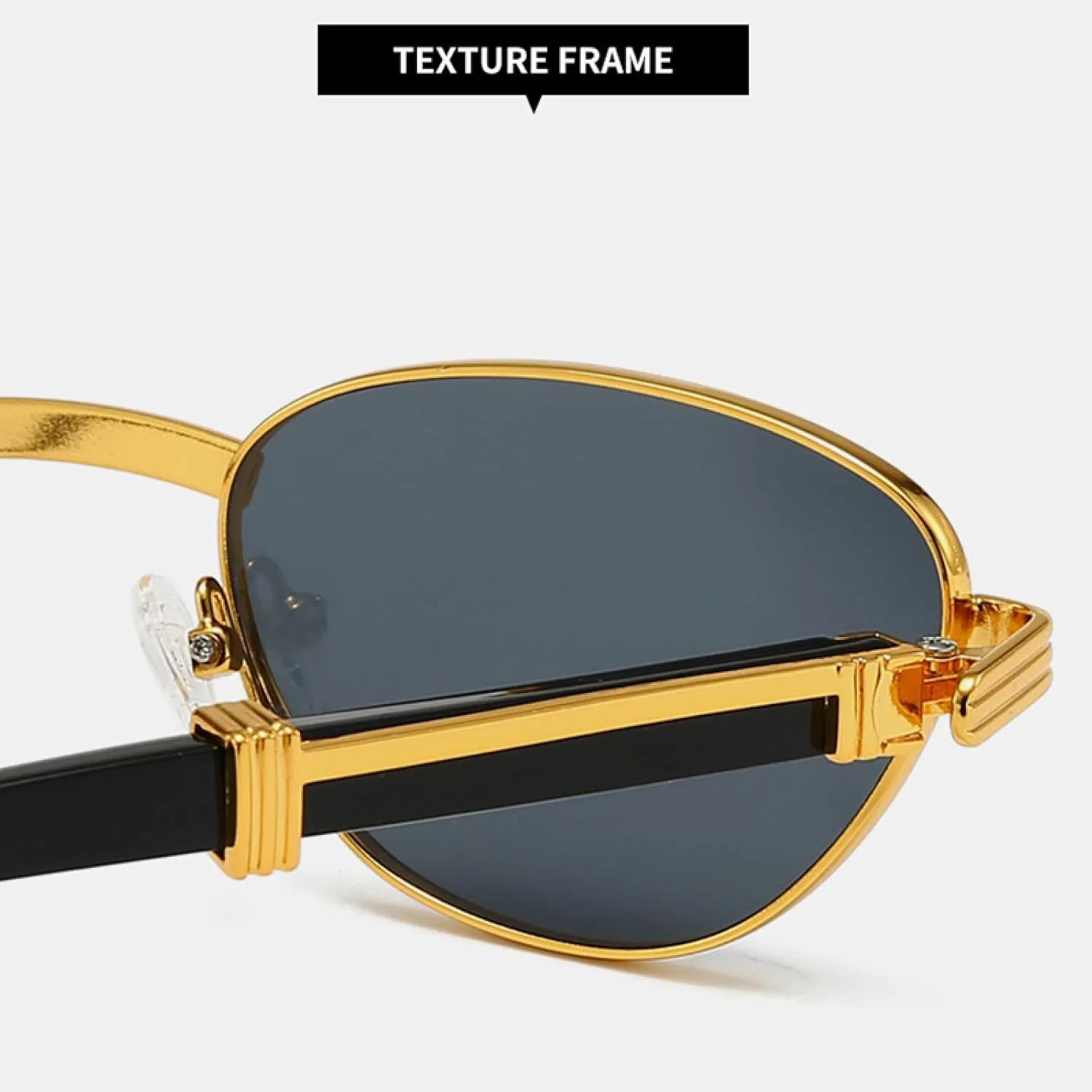 Retro Small Cat Eye Women Luxury Sunglasses Fashion Clear Gradient Lens Shades Uv400 Men Sun Glasses