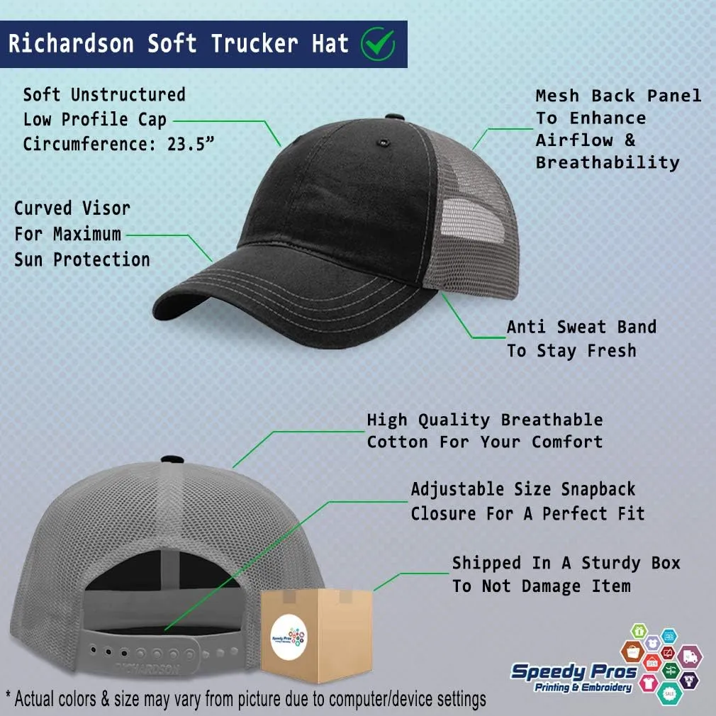 Richardson Trucker Mesh Hat Jesus Christ Saved My Life Christian God Soft Mesh Cap Cotton