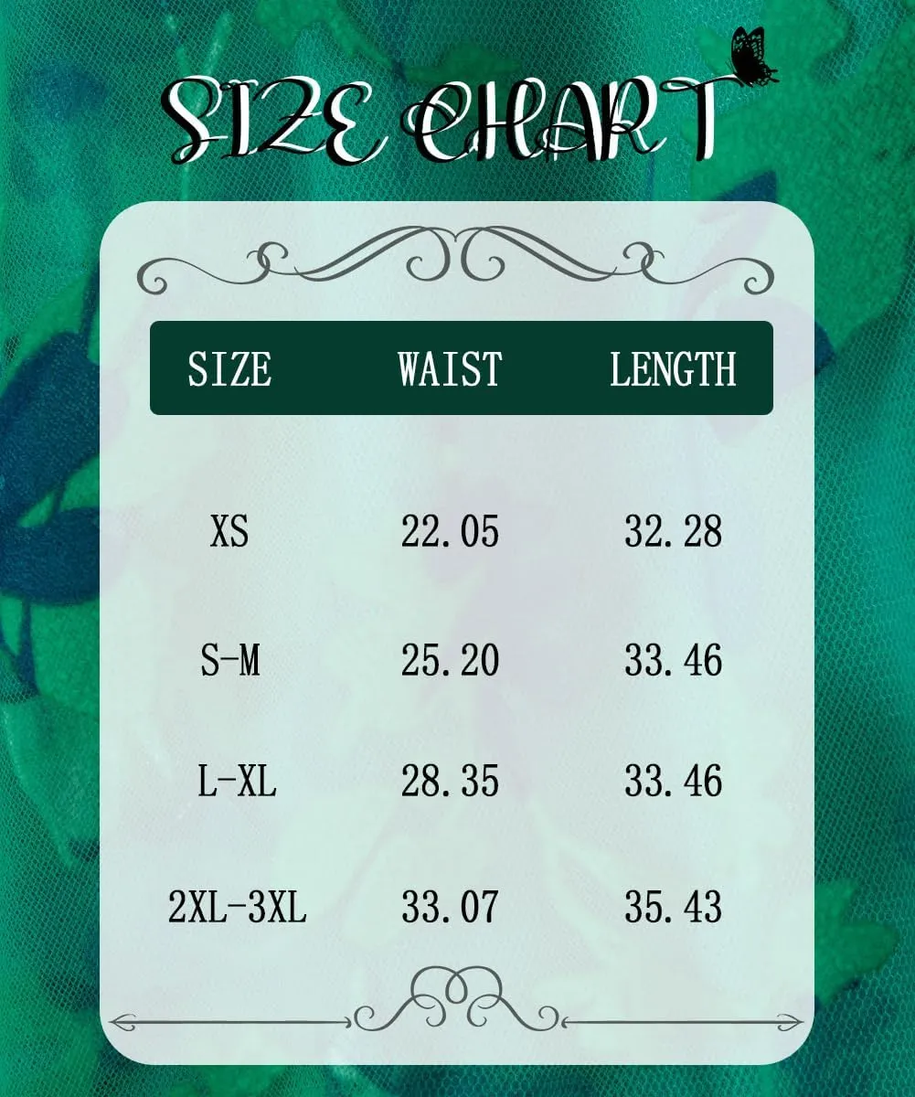 Skirts for Women Midi Long Length Dressy Casual Trendy Summer Tulle A-Line Floral High Waist Skirt