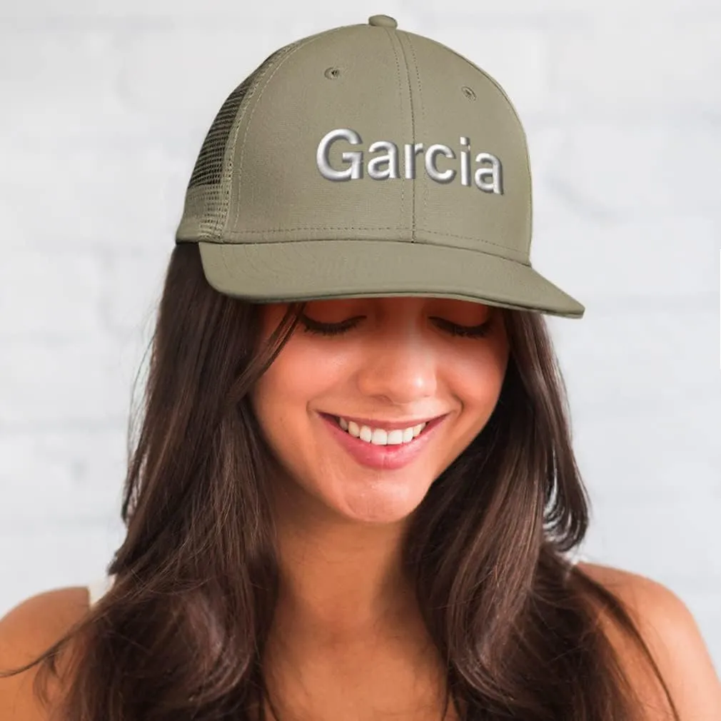 Speedy Pros Trucker Hat Baseball Cap Garcia Letters Cotton Dad Hats for Men & Women