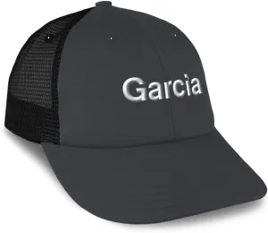 Speedy Pros Trucker Hat Baseball Cap Garcia Letters Cotton Dad Hats for Men & Women