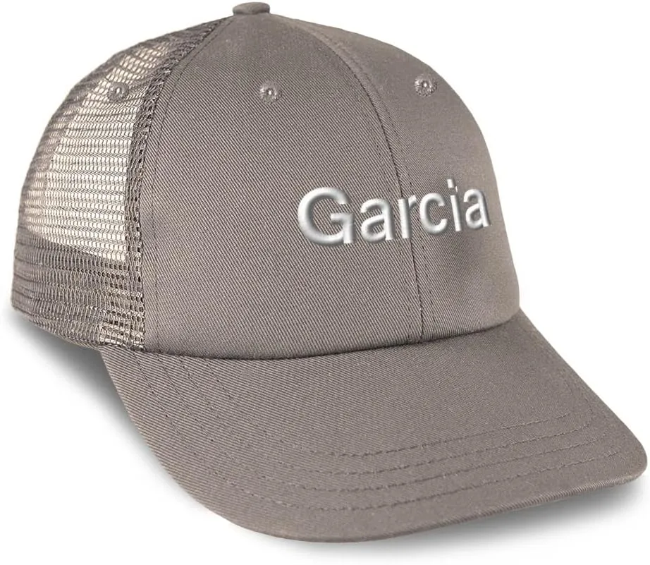 Speedy Pros Trucker Hat Baseball Cap Garcia Letters Cotton Dad Hats for Men & Women