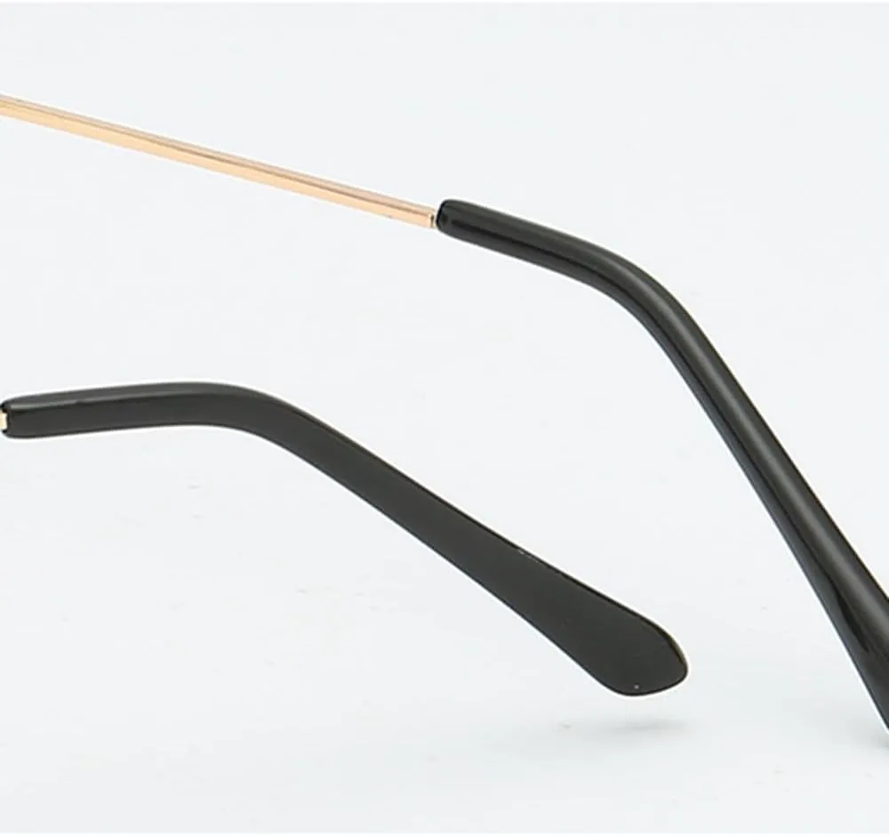 Sunglasses Oversized Women Vintage Frame Gradient Lens Sun Glasses Black Sunnies
