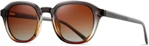 Sunglasses Polarized Women Frame Acetate Sun Glasses Men Outdoor Shades Grey Brown