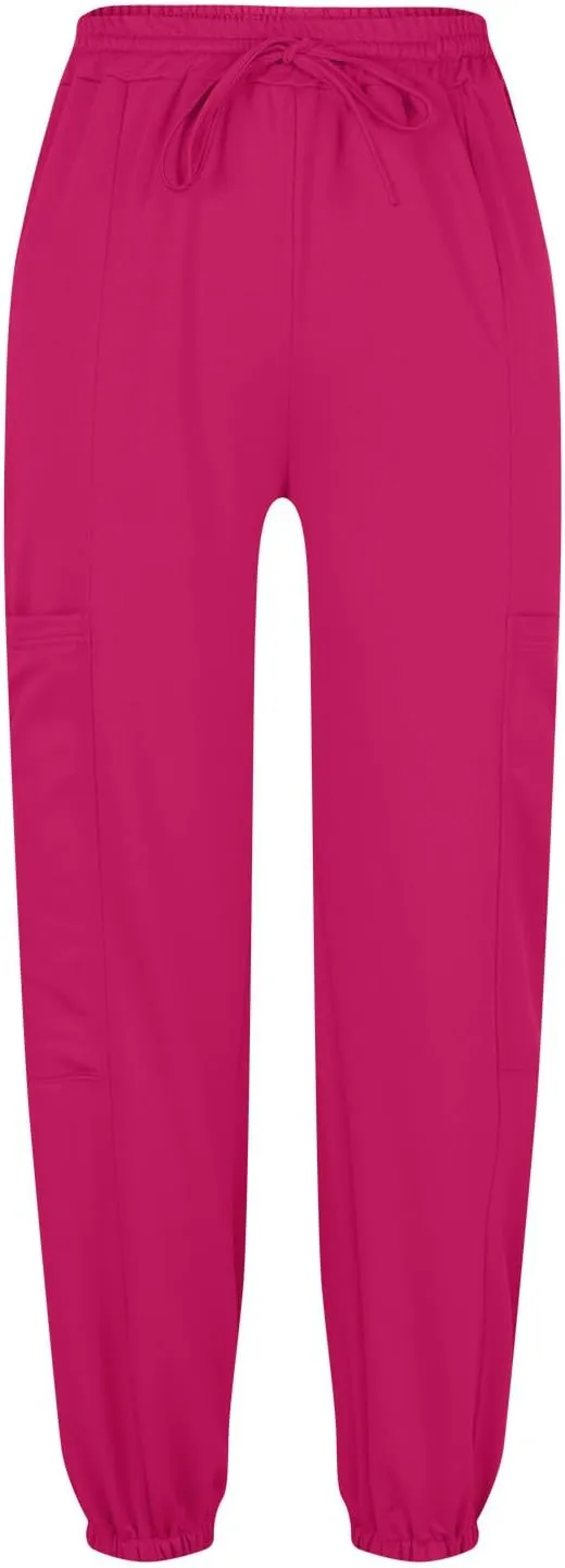 Sweatpants for Women High Waisted Baggy Fleece Joggers Casual Drawstring Winter Warm Lounge Wear Pants with Pockets