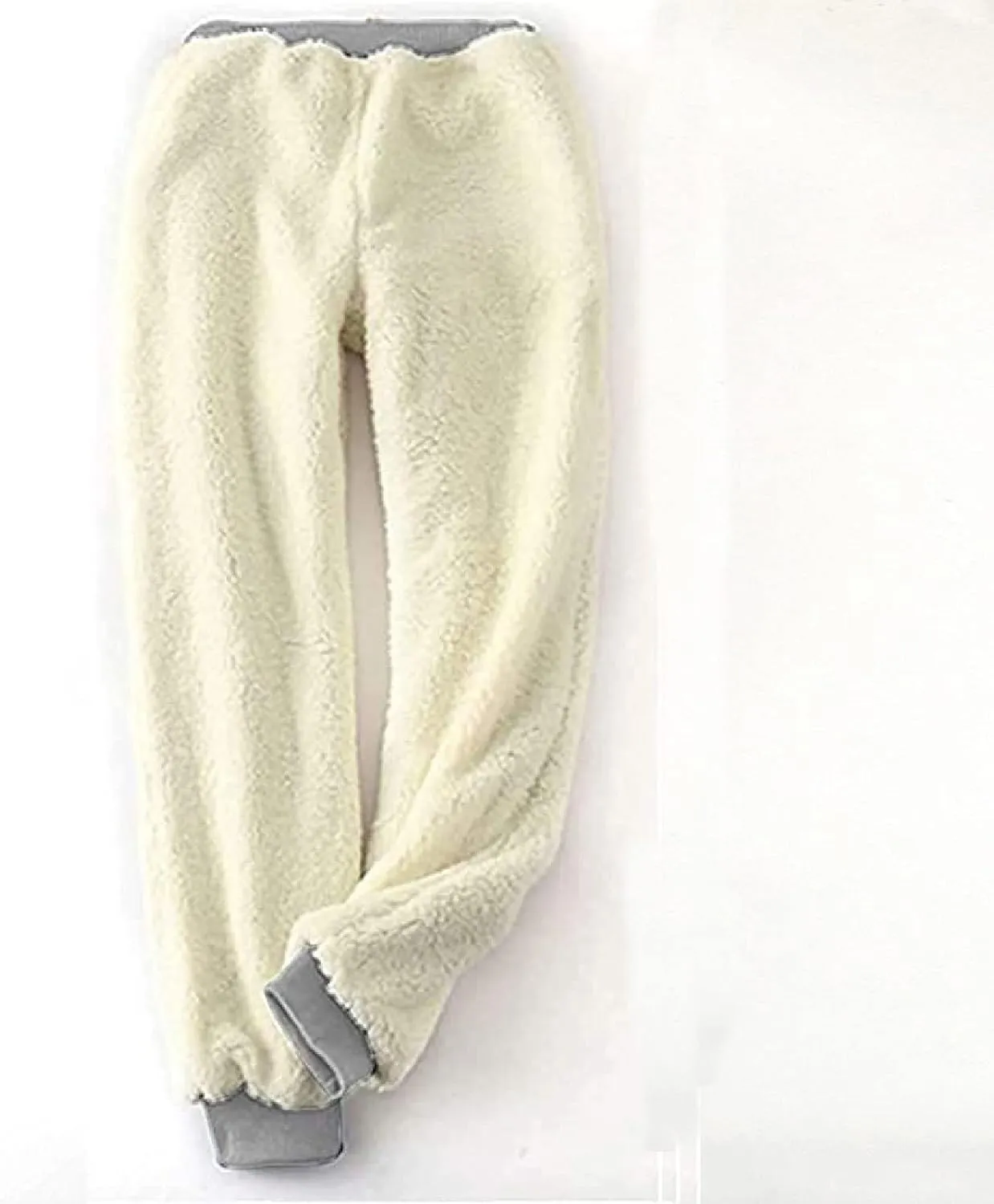 Sweatpants Women Drawstring Waist Joggers Sherpa Fleece Lined Pants Loose Jogger Pants Warm Winter Leggings Sweat Pant