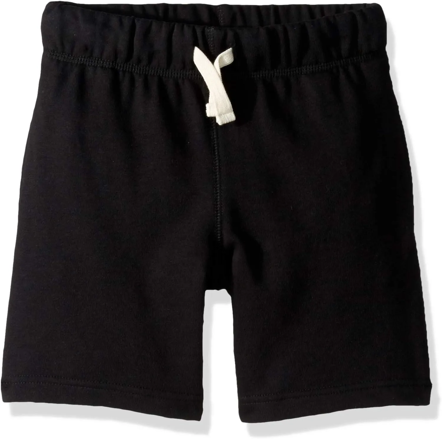 The Children's Place Boys' Uniform French Terry Shorts, Black, L (10/12)