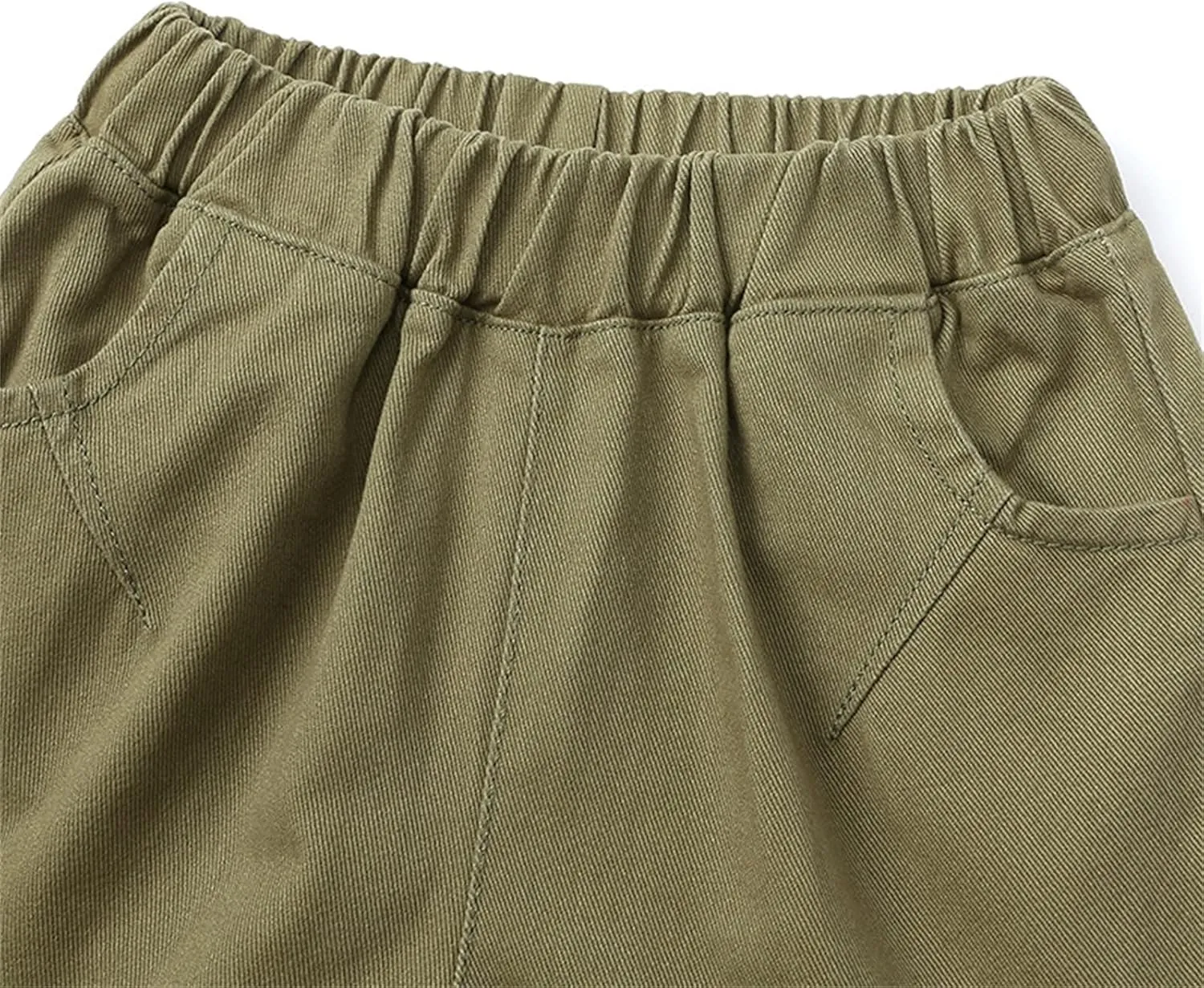 Toddler Boys Shorts French Terry Girls Cotton Shorts with Drawstring Casual Elastic Waist Pants Summer Clothes