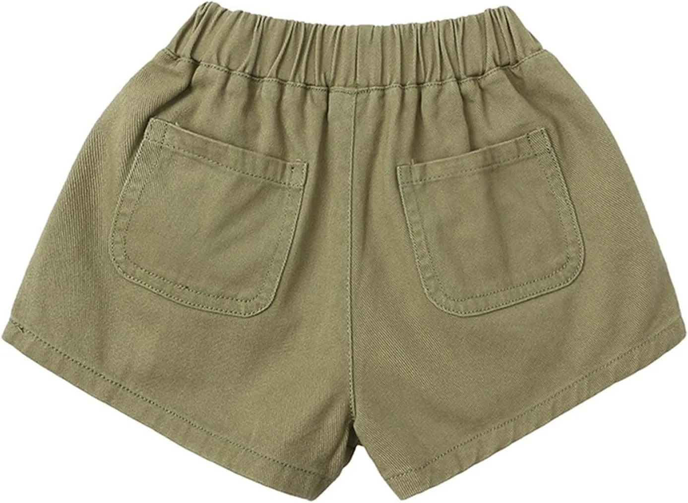 Toddler Boys Shorts French Terry Girls Cotton Shorts with Drawstring Casual Elastic Waist Pants Summer Clothes