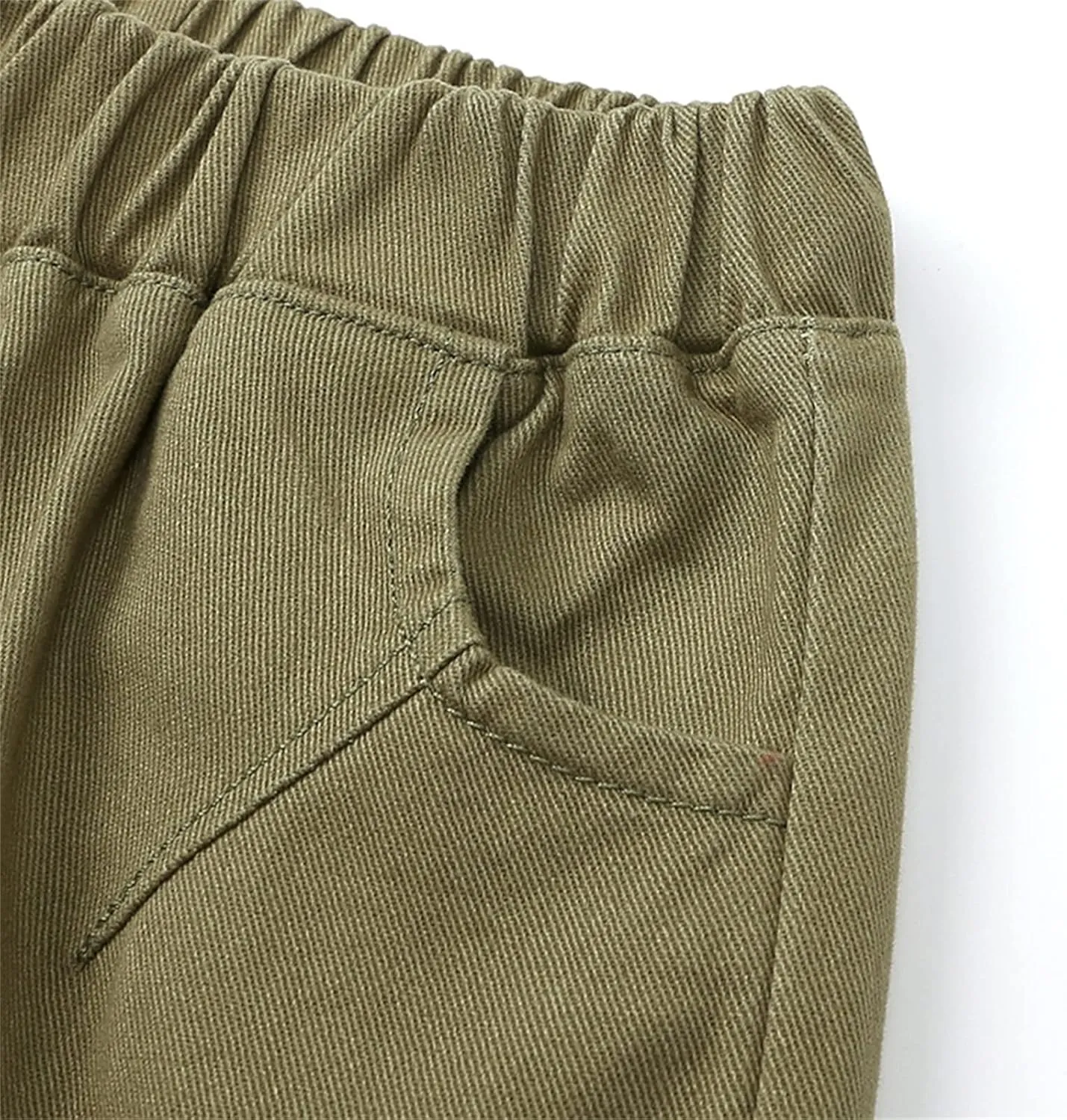Toddler Boys Shorts French Terry Girls Cotton Shorts with Drawstring Casual Elastic Waist Pants Summer Clothes