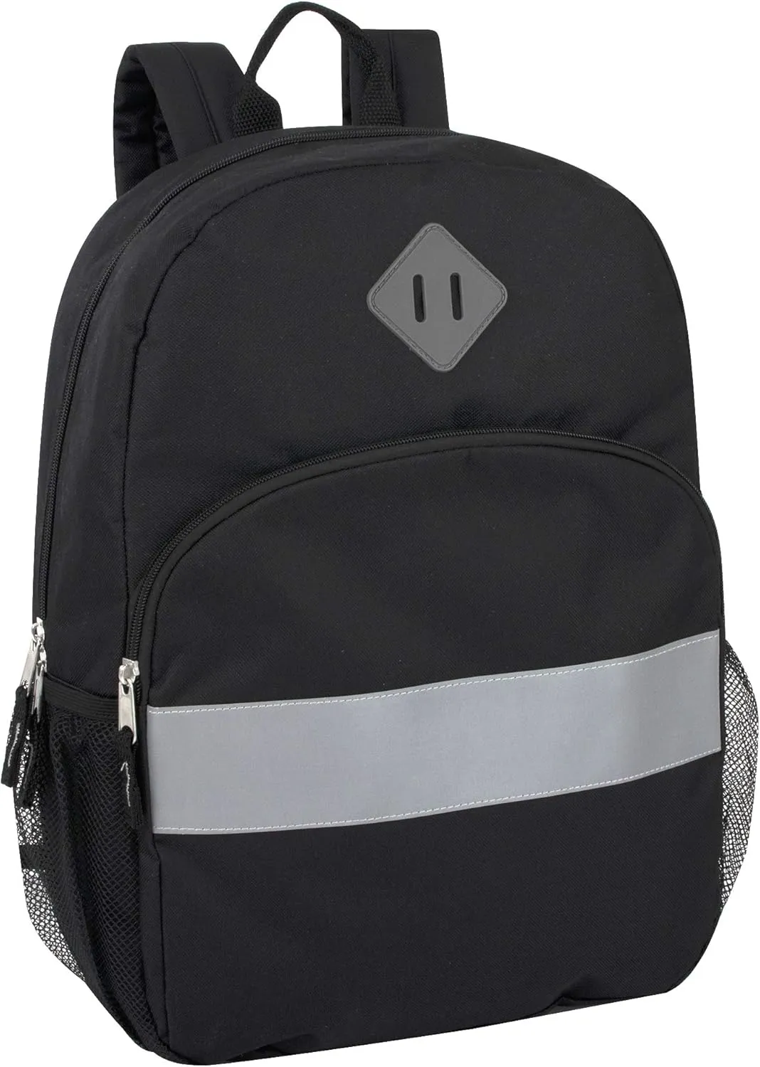Trail maker Kids Reflective Backpack for School, Colorful Backpack with Reflector Strips, Side Pocket, Padded Straps