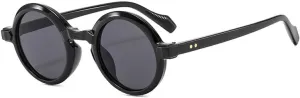Trendy Round Punk Sunglasses for Women Outdoors Luxury Gradient Lens Uv400