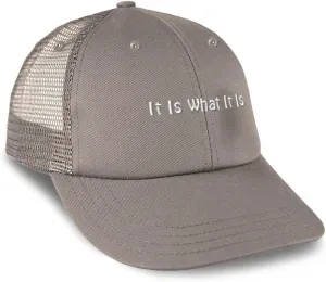 Trucker Hat Baseball Cap It is What It is Cotton Dad Hats for Men & Women