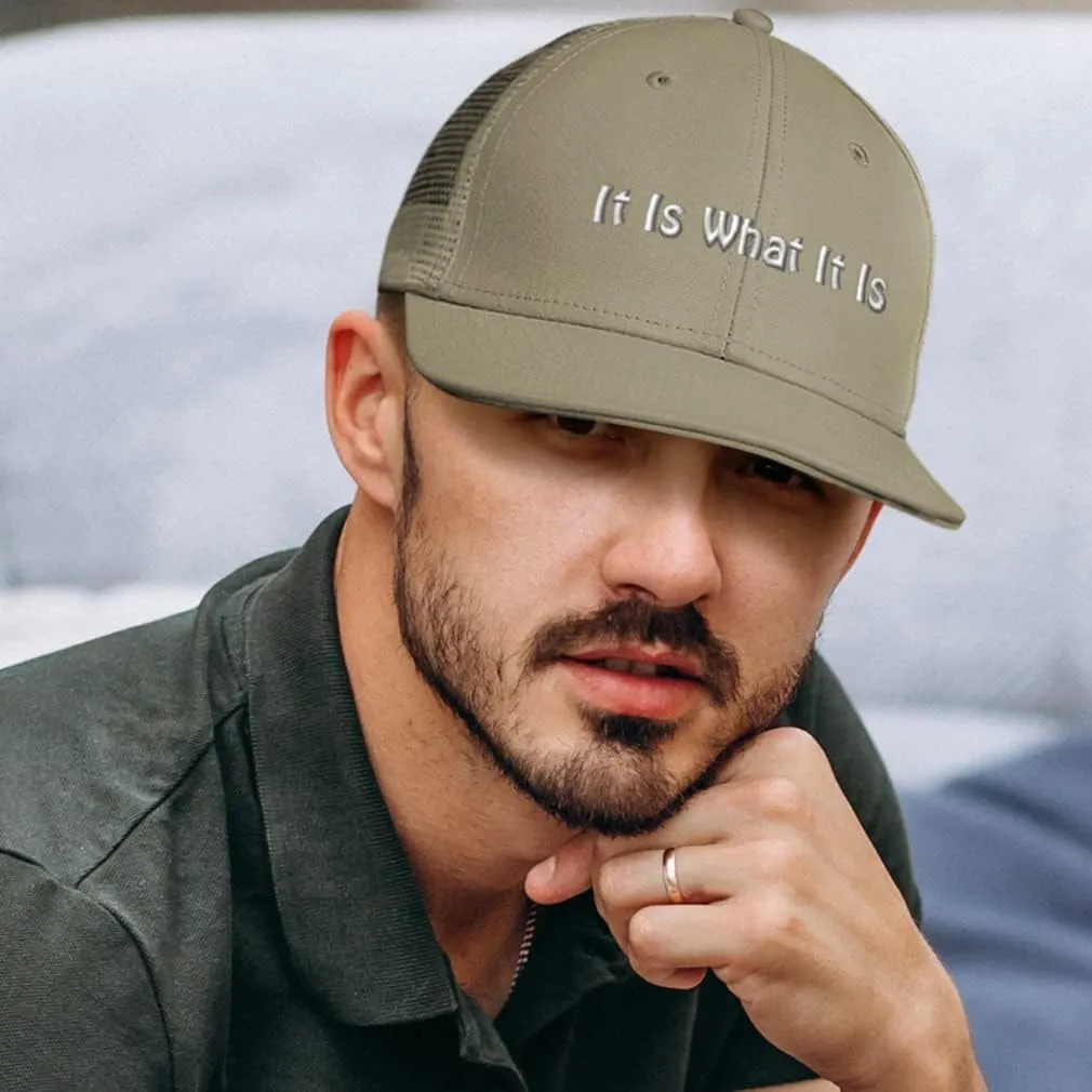 Trucker Hat Baseball Cap It is What It is Cotton Dad Hats for Men & Women