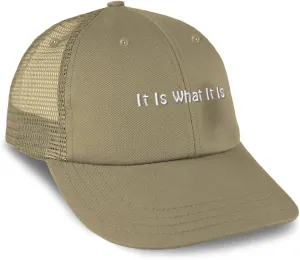Trucker Hat Baseball Cap It is What It is Cotton Dad Hats for Men & Women
