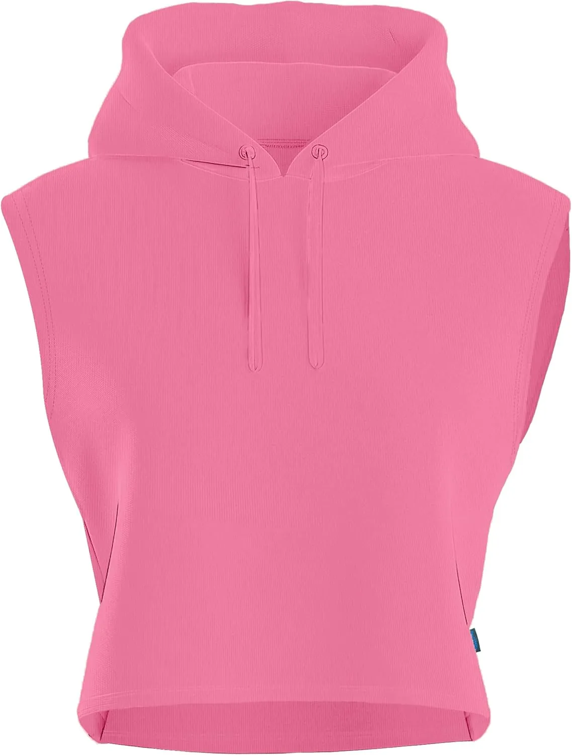 URBAN BUCK Neon Tank Top Sleeveless Hoodie for Women - UPF50  Sun Protection Crop Top Sweatshirt for Workout & Running