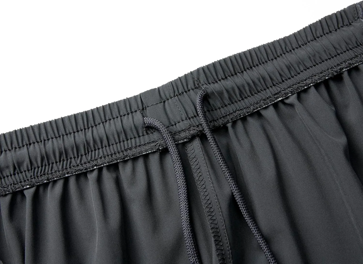 urbciety Men's Quick Dry Running Shorts Zipper Pockets Athletic Gym Shorts Workout Jogging Quick-Dry Drawstrings 7 Inch