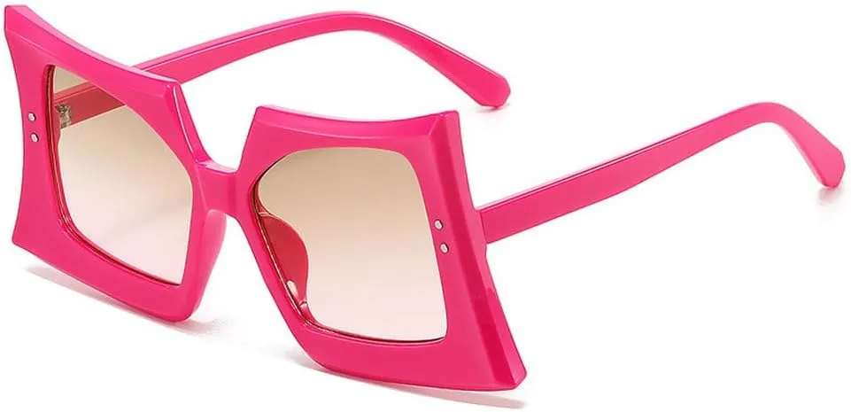 Vintage Irregular Sunglasses Women Gradient Lens Sun Glasses Female Retro Shades UV400 Outdoors Eyewear