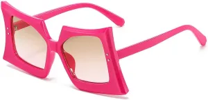 Vintage Irregular Sunglasses Women Gradient Lens Sun Glasses Female Retro Shades UV400 Outdoors Eyewear