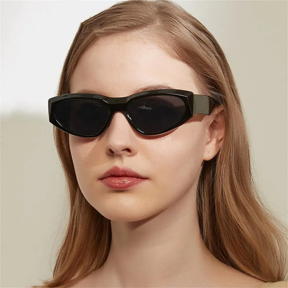 Vintage Sunglasses for Women Cat Eye Sunglass Men Gradient Lens Eyeglasses
