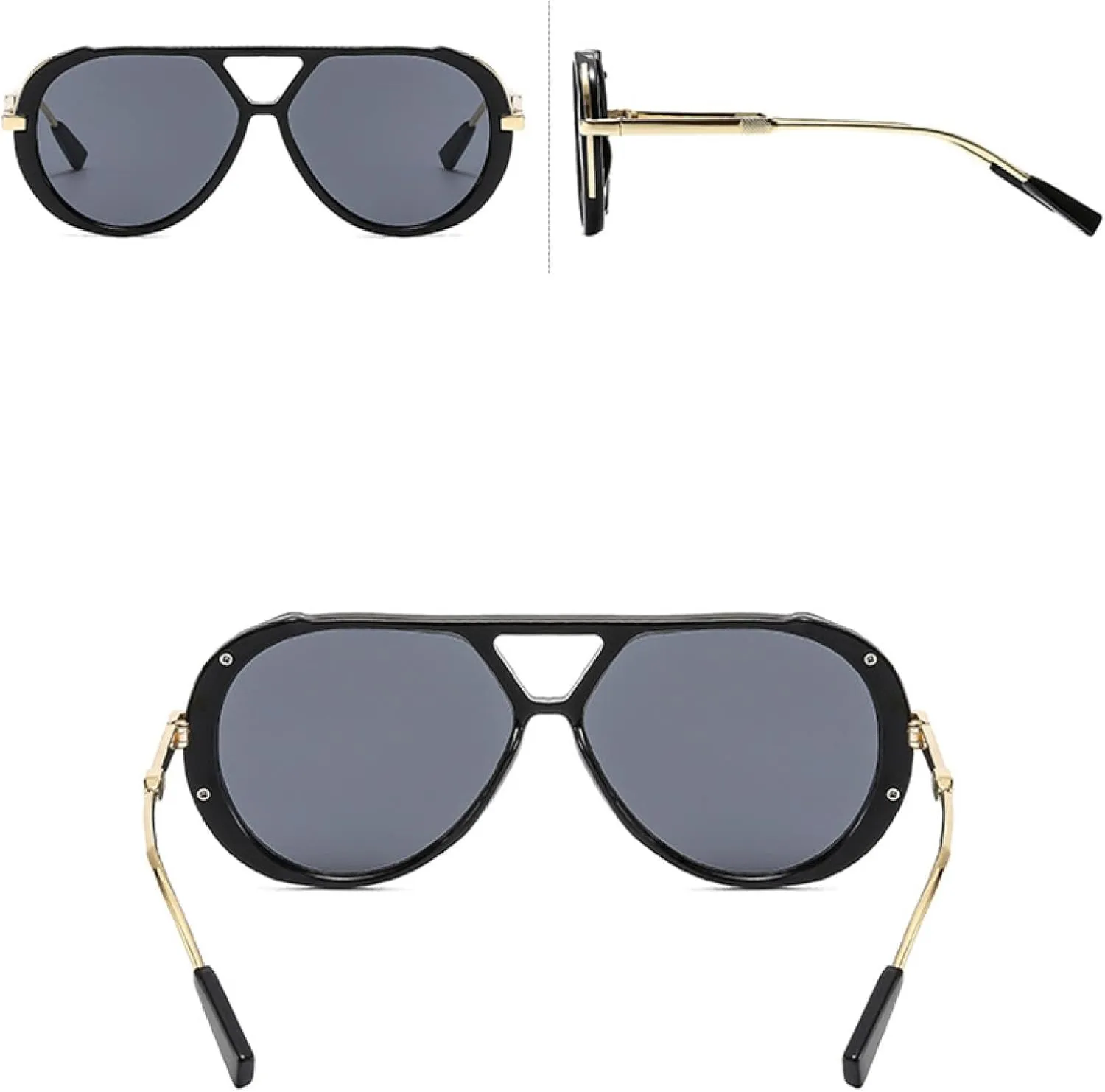 Vintage Sunglasses Women Gradient Lens Shades Uv400 Eyewear