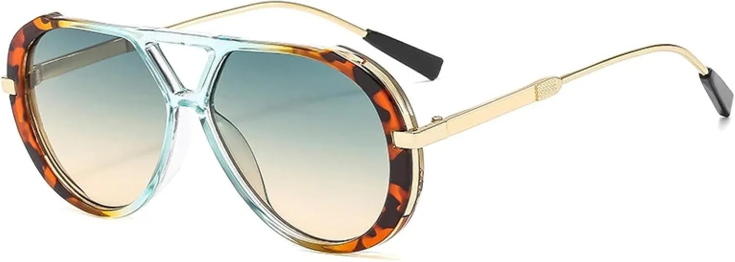 Vintage Sunglasses Women Gradient Lens Shades Uv400 Eyewear