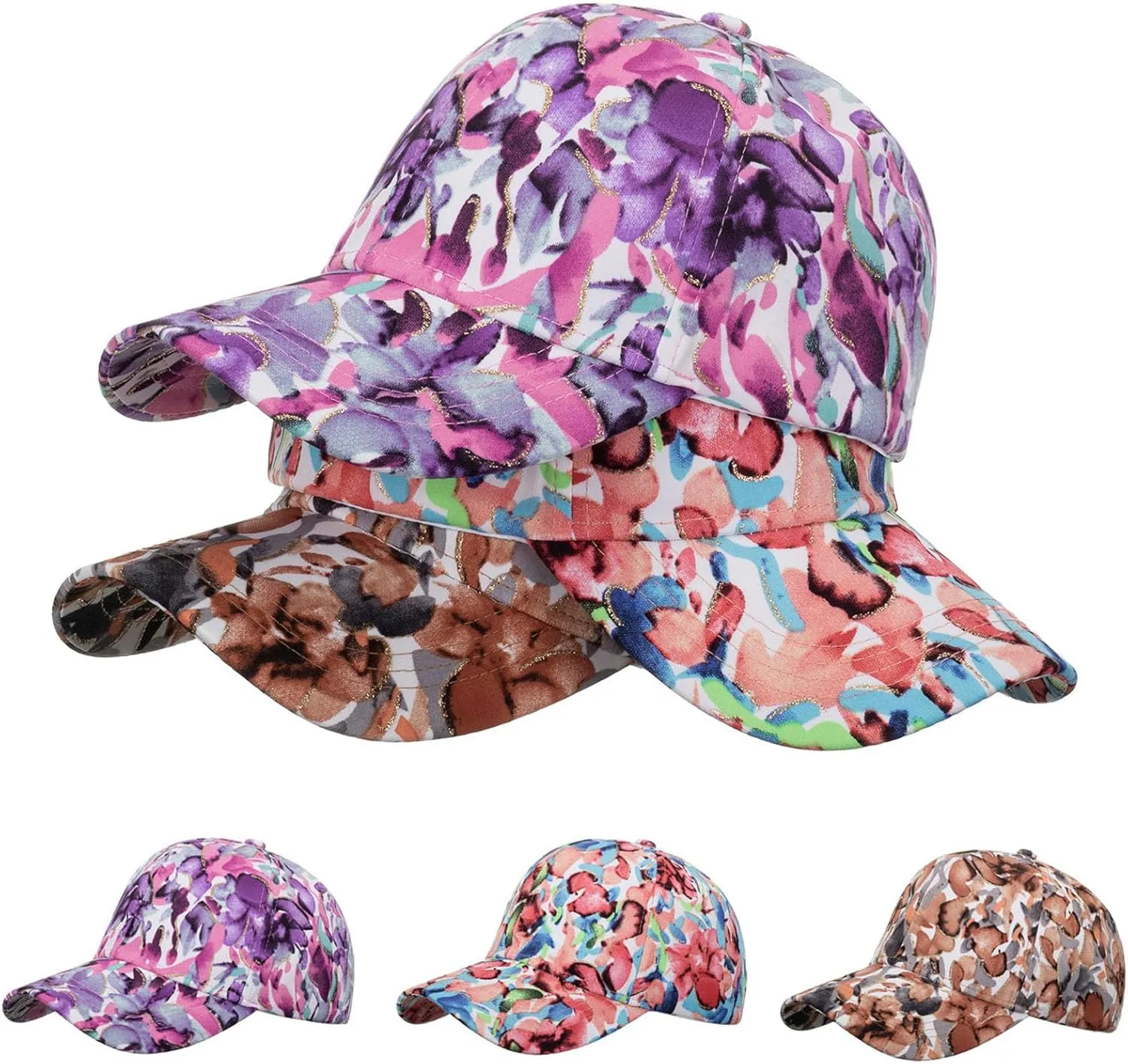 Washed Plain Vintage Baseball Cap Cotton Adjustable Twill Bulk Low Profile Classic Dad Hat for Men/Women