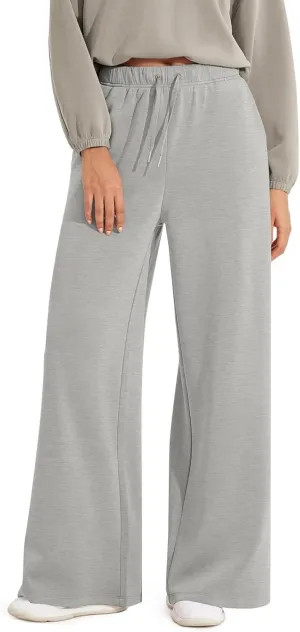 Wide Leg Sweatpants Women Baggy Joggers High Waisted Sweat Pants Lounge Straight Leg Pull on Jogger Pants with Pockets