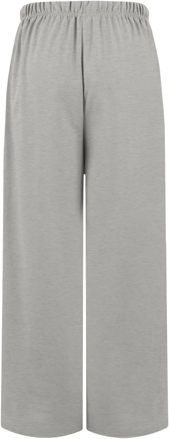 Wide Leg Sweatpants Women Baggy Joggers High Waisted Sweat Pants Lounge Straight Leg Pull on Jogger Pants with Pockets