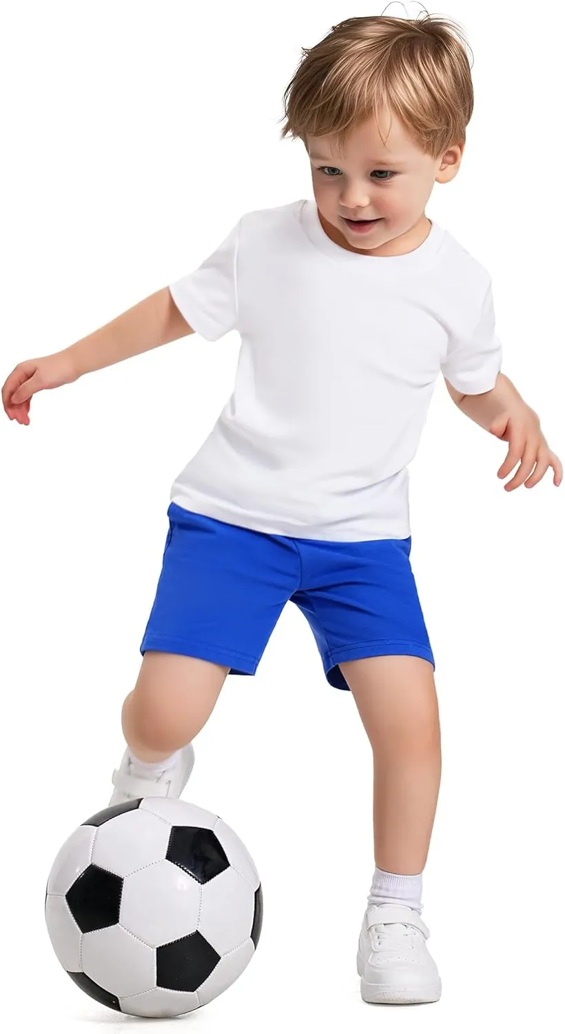 Witwot 3 Pack Toddler Shorts French Terry Baby Boys Shorts Infant Summer Clothes Size 18M-5T