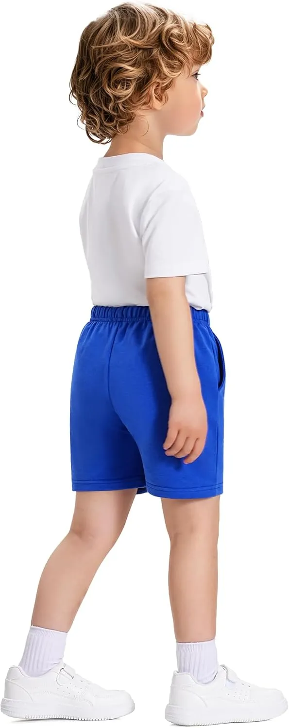 Witwot 3 Pack Toddler Shorts French Terry Baby Boys Shorts Infant Summer Clothes Size 18M-5T