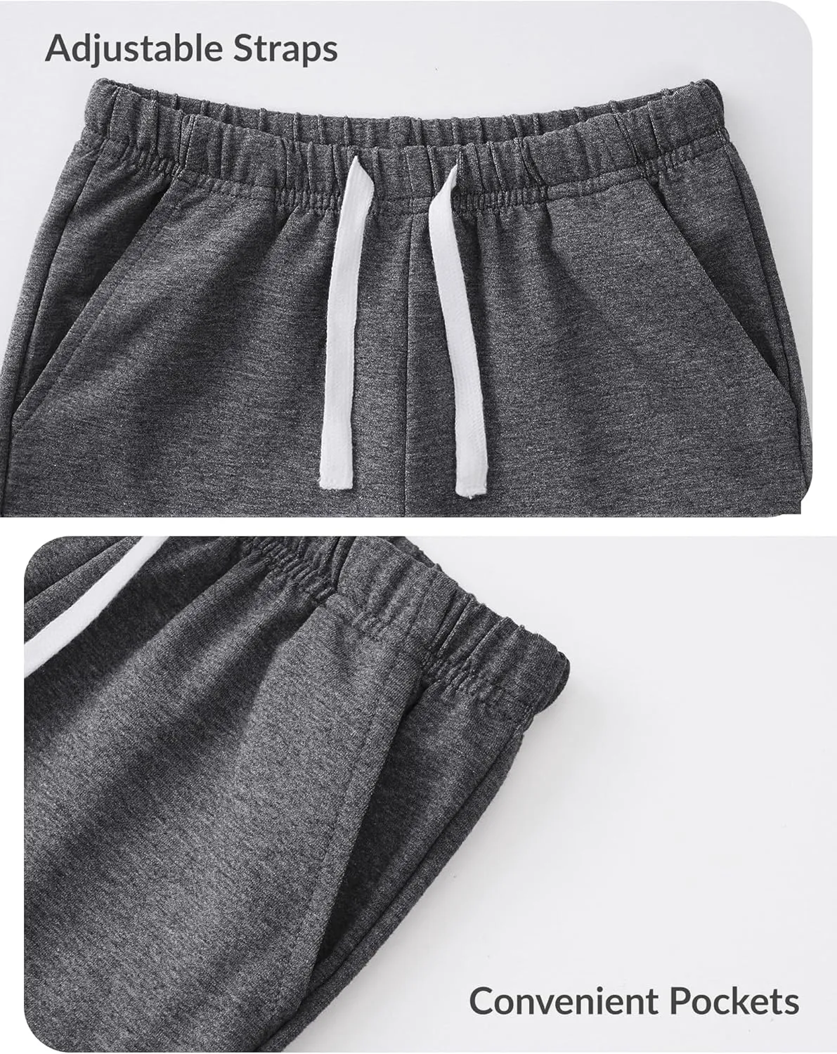 Witwot 3 Pack Toddler Shorts French Terry Baby Boys Shorts Infant Summer Clothes Size 18M-5T