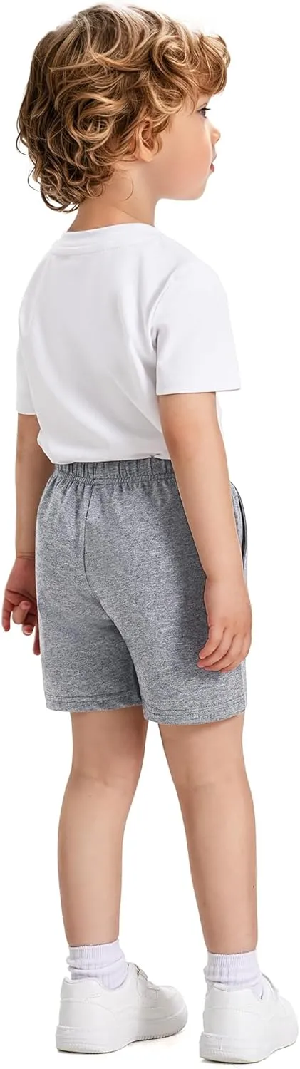 Witwot 3 Pack Toddler Shorts French Terry Baby Boys Shorts Infant Summer Clothes Size 18M-5T