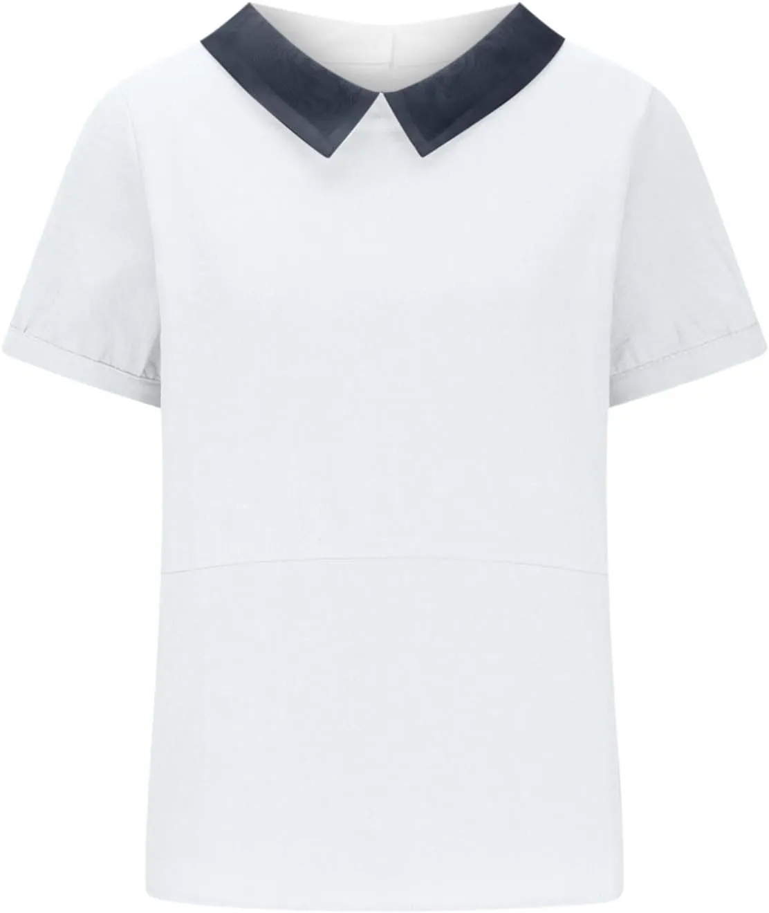 Women Cotton Linen Top Casual Solid Oversized T Shirt Loose Short Sleeve Round Collar Blouse 2025 Boxy Summer Tee