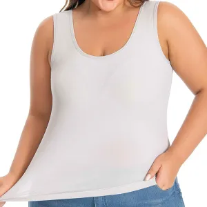 Women Oversized Ribbed Tank Tops Summer Built in Bra Crewneck Yoga Workout Crop Top Slim Fit Sexy Sleeveless Tees