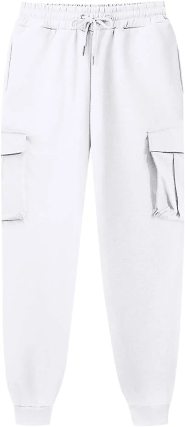 Women's Cinch Bottom Sweatpants High Waisted Athletic Joggers Casual Comfy Fall Sweatpants Women Baggy Lounge Pants