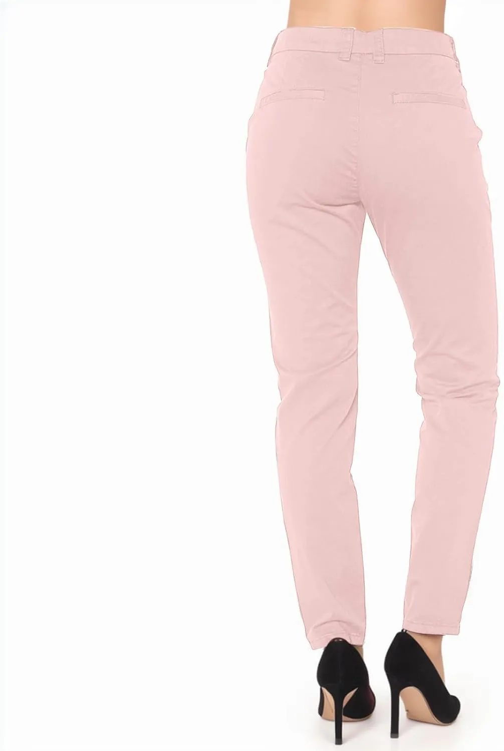 Women's High Waisted Business Pants Straight Leg Pleated Elegant Office Slacks Stretchy Dress Trousers with Pockets