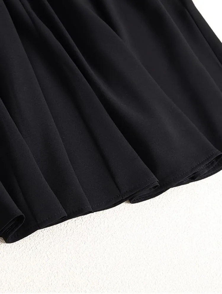Women's Long Skirt Summer Elastic Waist Mid-Length Casual A Line Skirts for Women