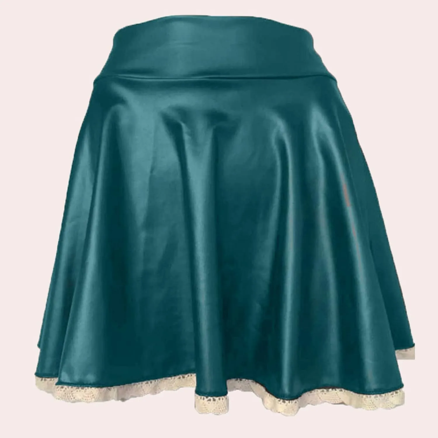 Womens Mini Skirt Comfy Casual Pleated Fashion A Line Women's Skirt Mini Shiny Skirt Mini Skirts for Women