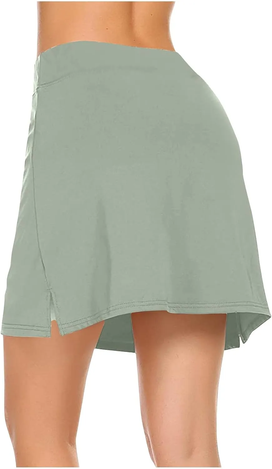 Womens Mini Skirts Lightweight Workout Athletic Skirt High Waisted Elastic Skirts Pleated Golf Skirts